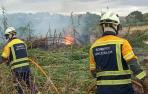 Incendio de vegetación en Lodosa