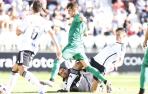 Aimar Oroz marca el primer gol del partido