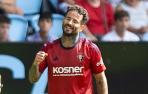 Rubén García, en el partido contra el Celta