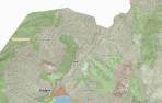 Zona donde una montañera ha sufrido una lesión de rodilla en el monte Txurrumurru, en Lesaka