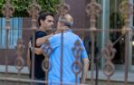 Duelo en el tanatorio de Vélez Málaga por el fallecimiento repentino del padre del expresidente de Ciudadanos Albert Rivera, Agustín Rivera