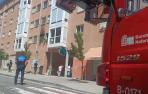 El fuego dejó su huella en la fachada del inmueble afectado por el incendio