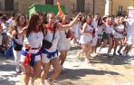 Fotos del cohete de fiestas de Pitillas