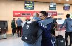 Imágenes de la salida de Osasuna rumbo a Bélgica