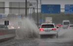 Importantes problemas en Madrid por las fuertes lluvias caídas