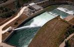 Los embalses de Navarra aumentan su reserva de agua tras el paso de la DANA. En la imagen, el embalse de Itoiz