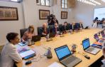primera sesión del gobierno de Navarra
