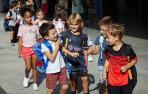 vuelta al cole en el Colegio San Ignacio Jesuitas de Pamplona.