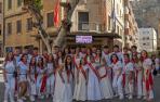 Imágenes de la procesión por las calles de Azagra