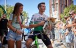 Fotos del ambiente en la salida de la Vuelta a España en Pamplona