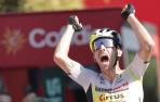 Rui Costa celebra su victoria en Lekunberri