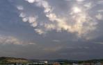 FORMACION DE TORMENTA SOBRE EL POLIGONO INDUSTRIAL DE MERKATONDOA DE ESTELLA *