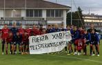 La plantilla del Promesas mandó ánimos a Xabi Huarte