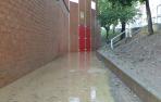 Las lluvias provocan una suspensión de una corrida de rejones en Sangüesa