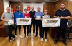Representantes municipales y de algunos de los clubes participantes en la presentación del programa previsto para mañana