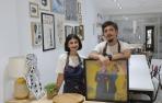 Itsaso Jiménez Iribarre y Cristian Soto Martínez, en su nuevo local de la calle Felipe Gorriti de Pamplona