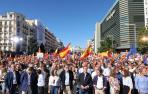 manifestación de Madrid contra la amnistía