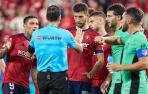 David García pide explicaciones a Martínez Munuera tras la anulación del gol del empate de Osasuna