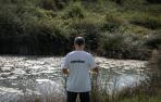 Toma de muestras del agua en Larraga
