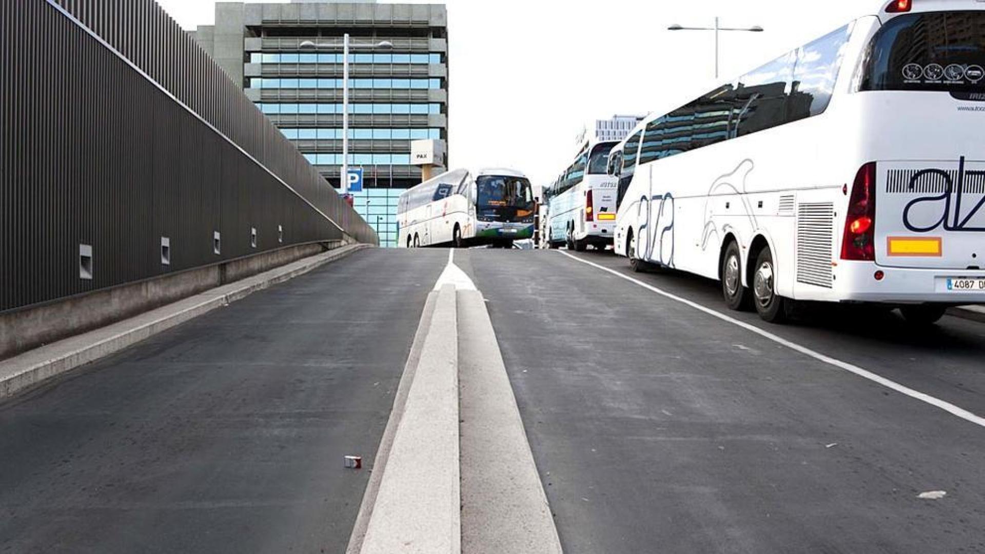 Imágenes de la estación de autobuses de Pamplona