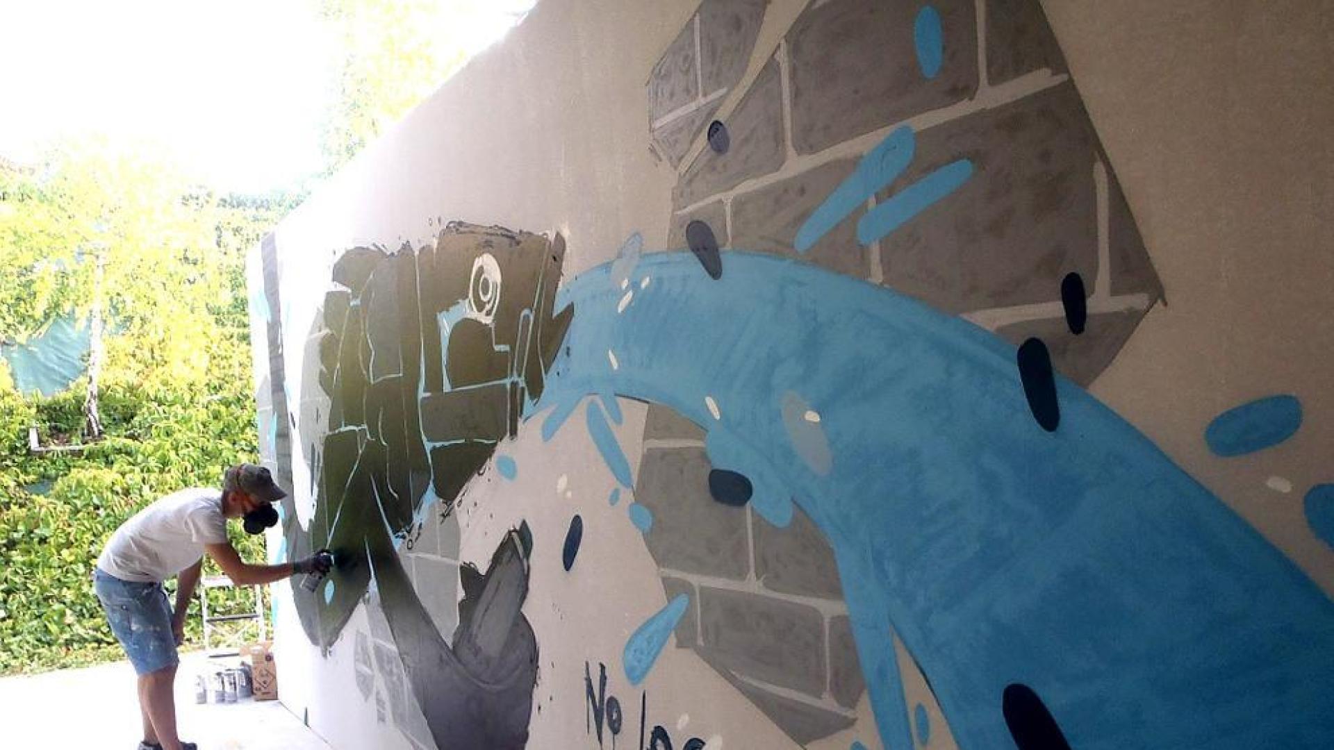Festival Internacional de grafitis que tiene lugar a lo largo de todo agosto en el Centro de Arte Contemporáneo Huarte