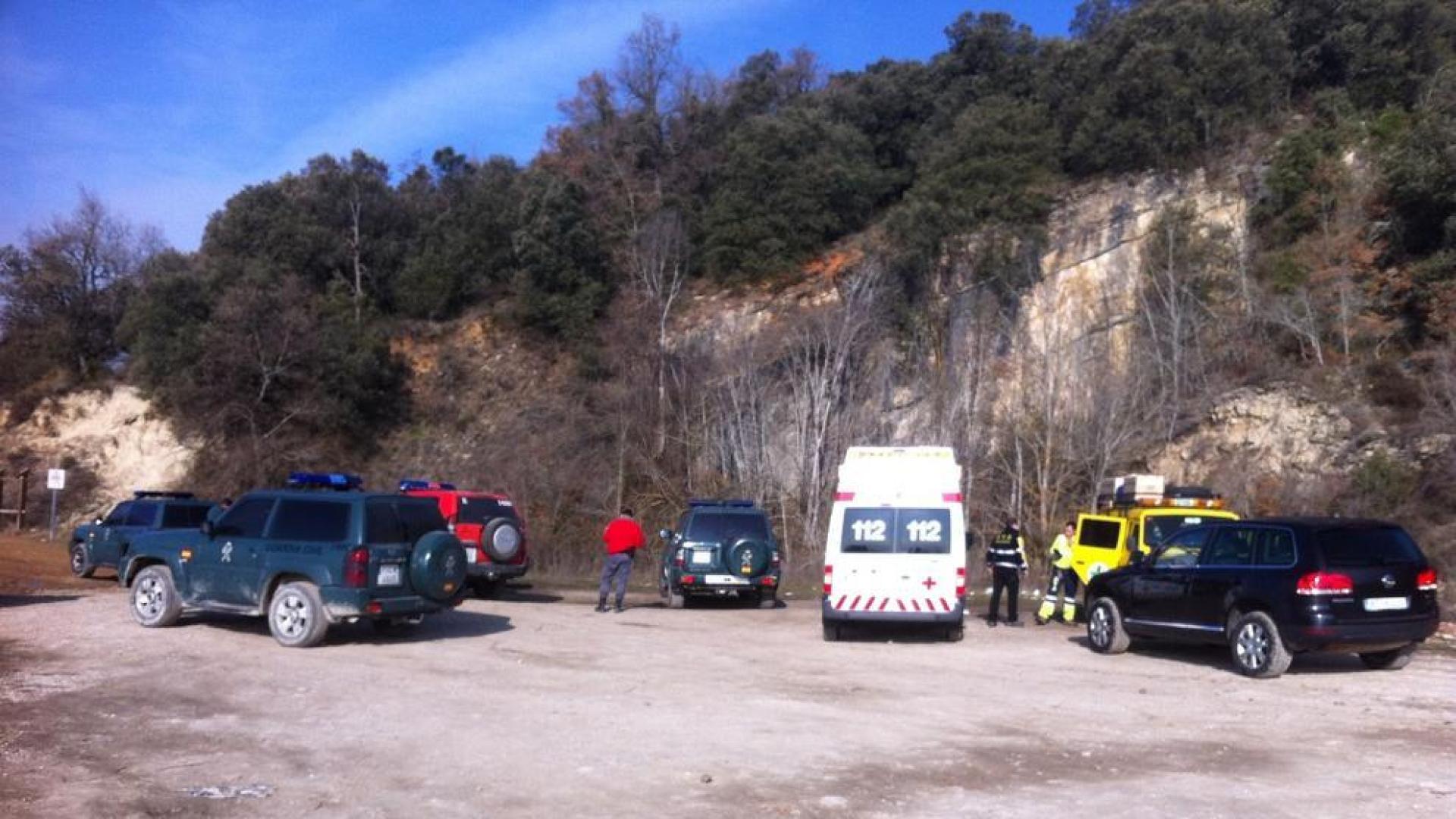 Momento de bajar la ambulancia que lo trasladar&iacute;a al hospital