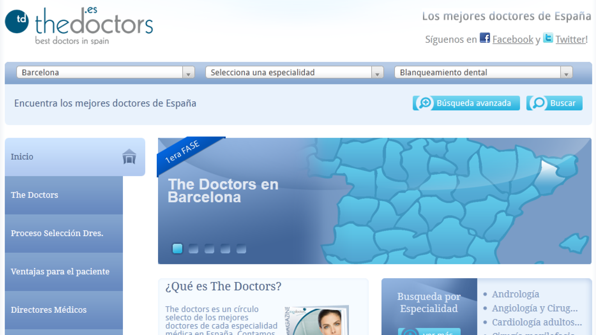 Profesionales de la medicina en Espa&ntilde;a se aglutinan en la web 'The Doctors'