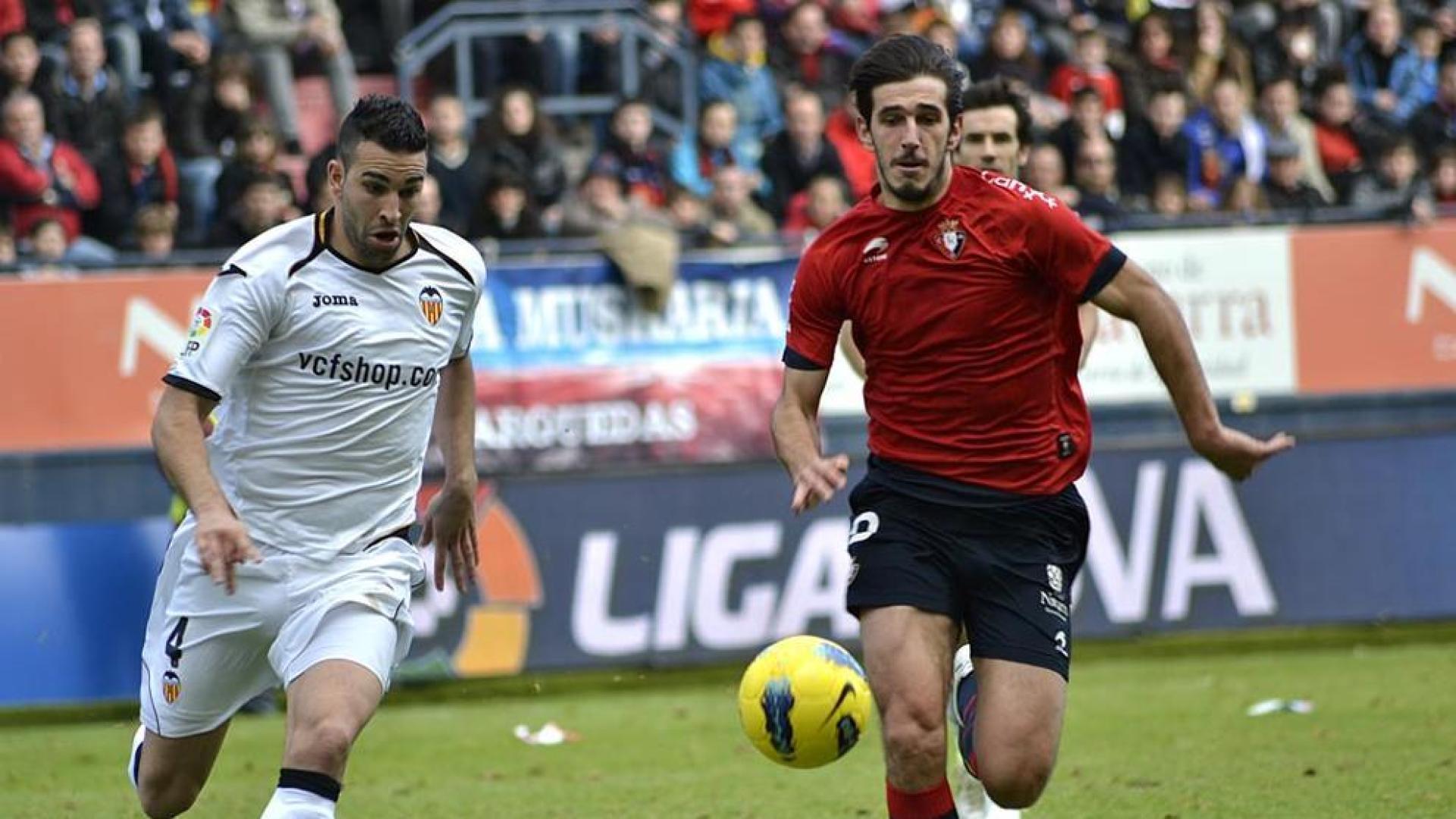 Imágenes del partido Osasuna-Valencia, correspondiente a la primera jornada de Liga, disputado en el Reyno de Navarra.