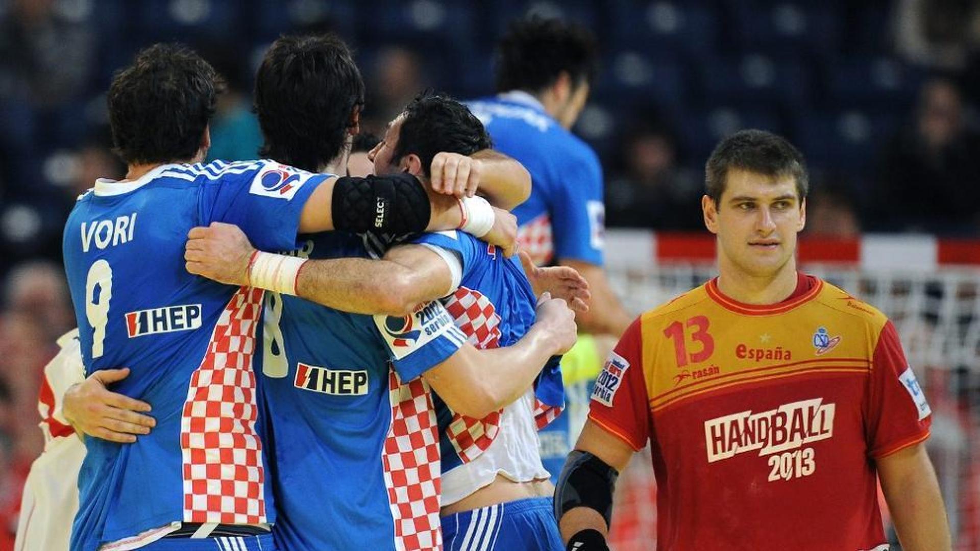 Espa&ntilde;a se queda sin bronce al perder frente a Croacia (31-27)