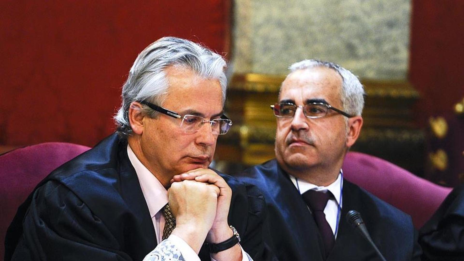Imágenes de este martes 24 de enero en el que se está juzgando a Garzón por investigar los crímenes del franquismo