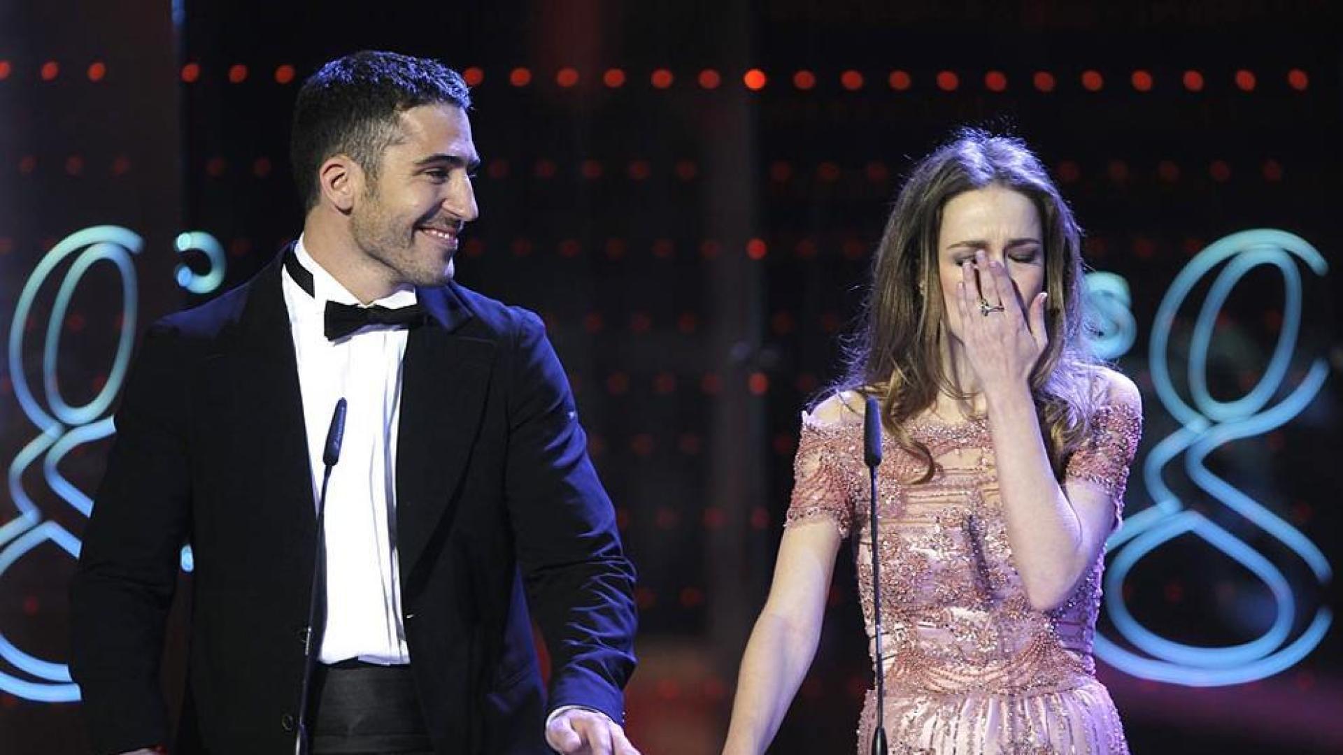 Los mejores momentos de la recogida de premios de los Goya 2012 y sus protagonistas, en imágenes.