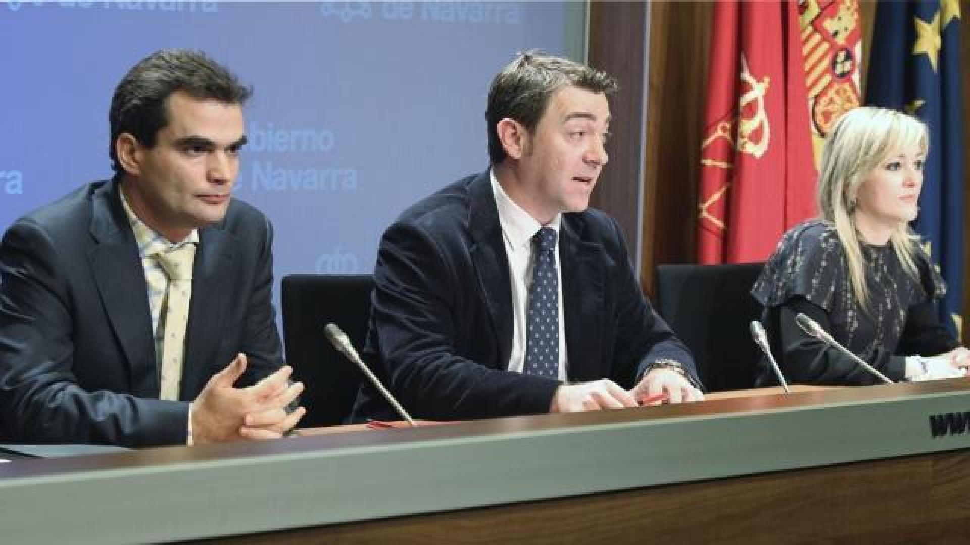 Guzmán Garmendia (izquierda) y Roberto Jiménez, ayer. CALLEJA