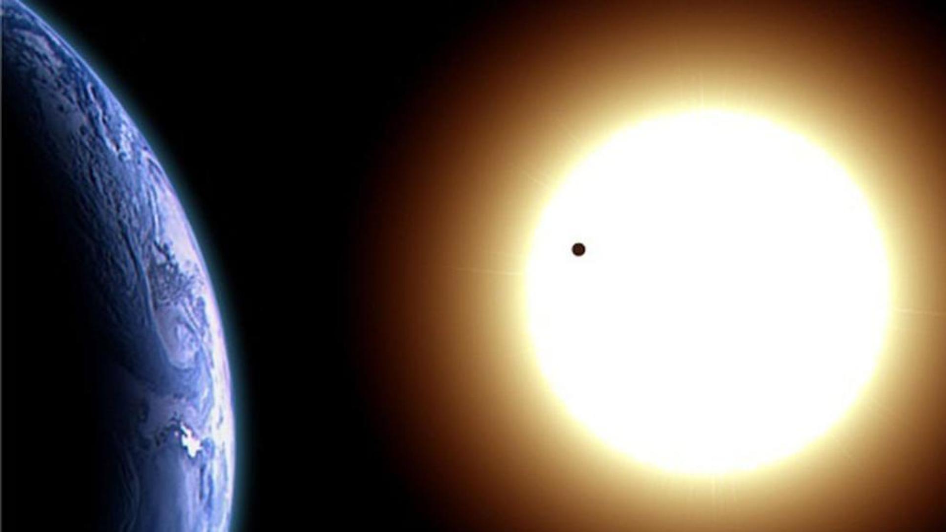 Venus pasa hoy por delante del Sol visto desde la Tierra
