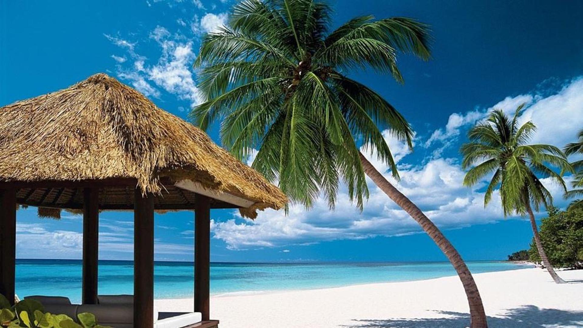 Una playa del Mar Caribe