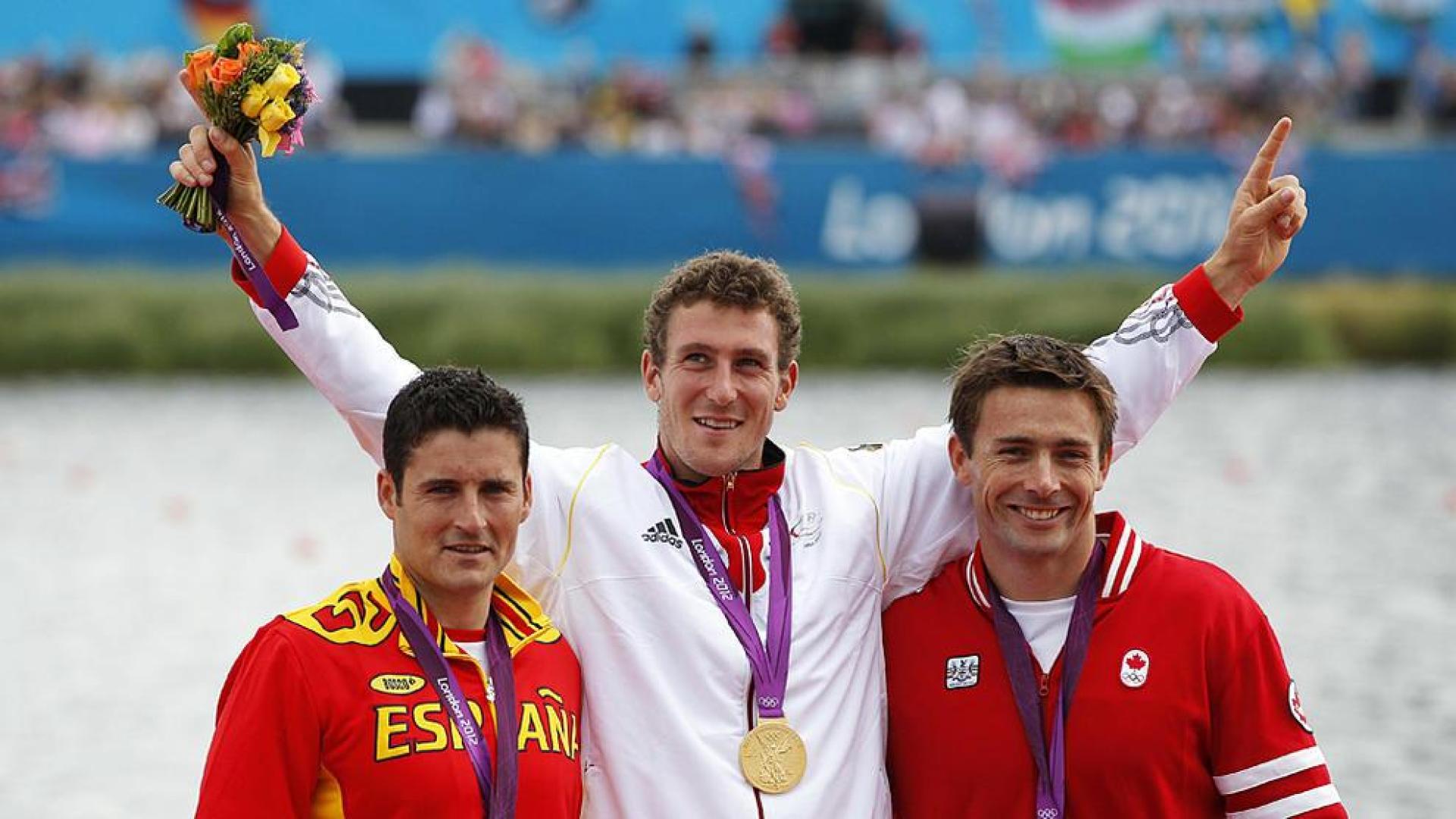 David Cal, plata en los 1000 metros del C-1
