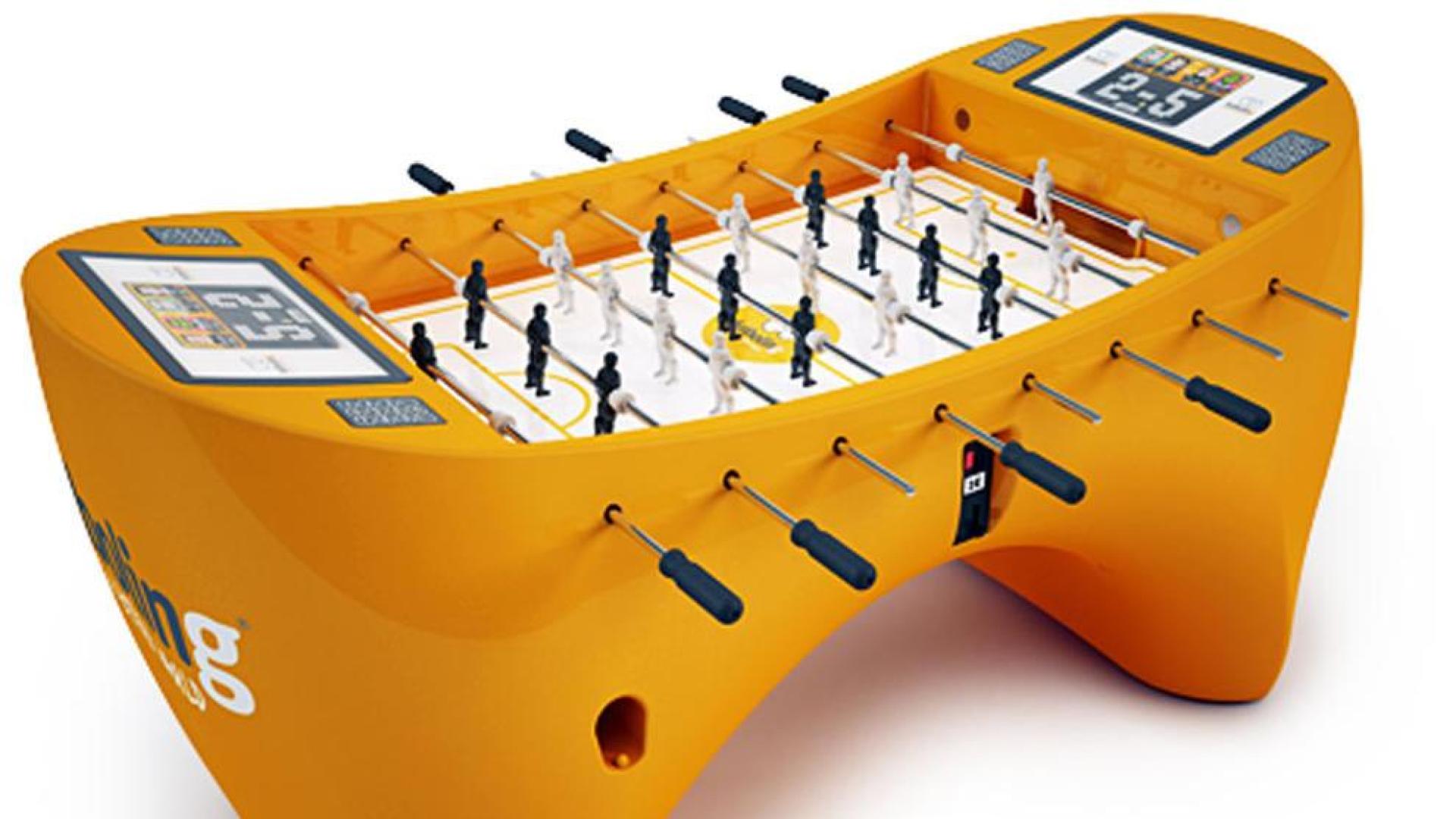La tecnología llega al futbolín