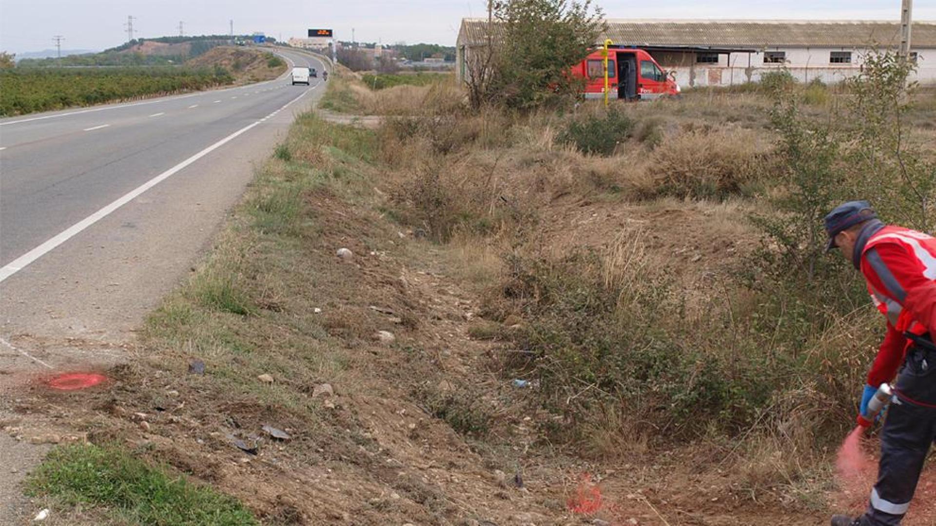 Cinco j&oacute;venes heridos en un accidente ocurrido en Cascante