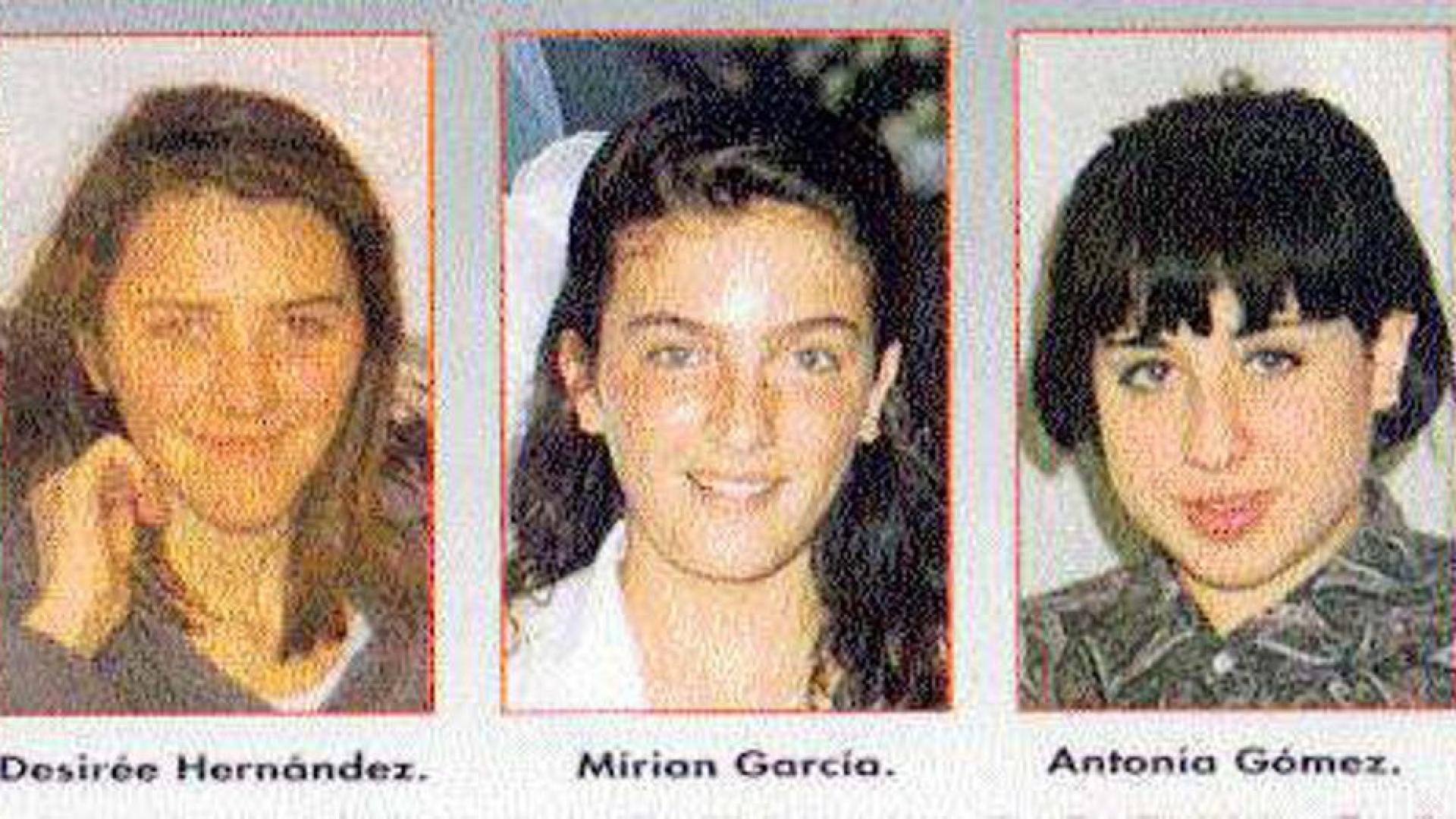 M&iacute;riam, To&ntilde;i y Desir&eacute;e