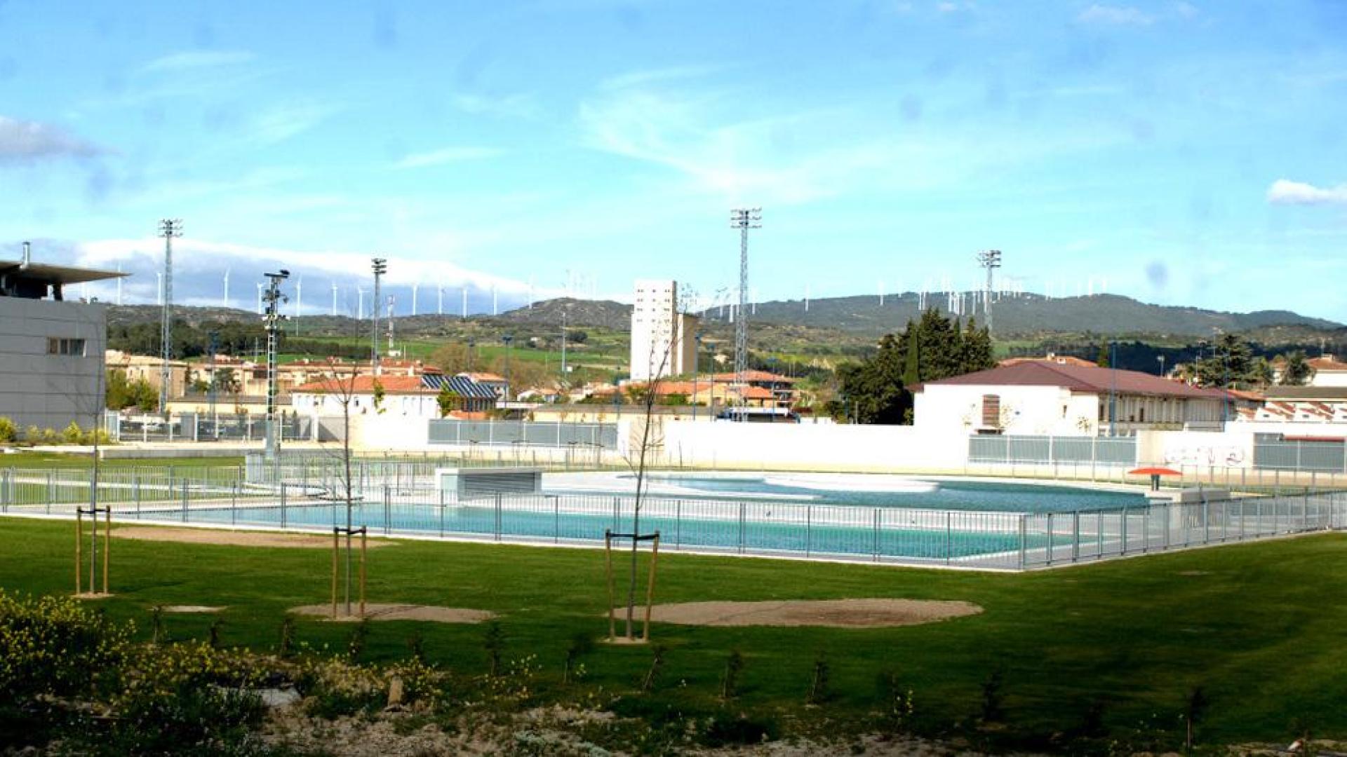 Las nuevas piscinas de la ciudad deportiva de Tafalla se abrirán el 14 de junio