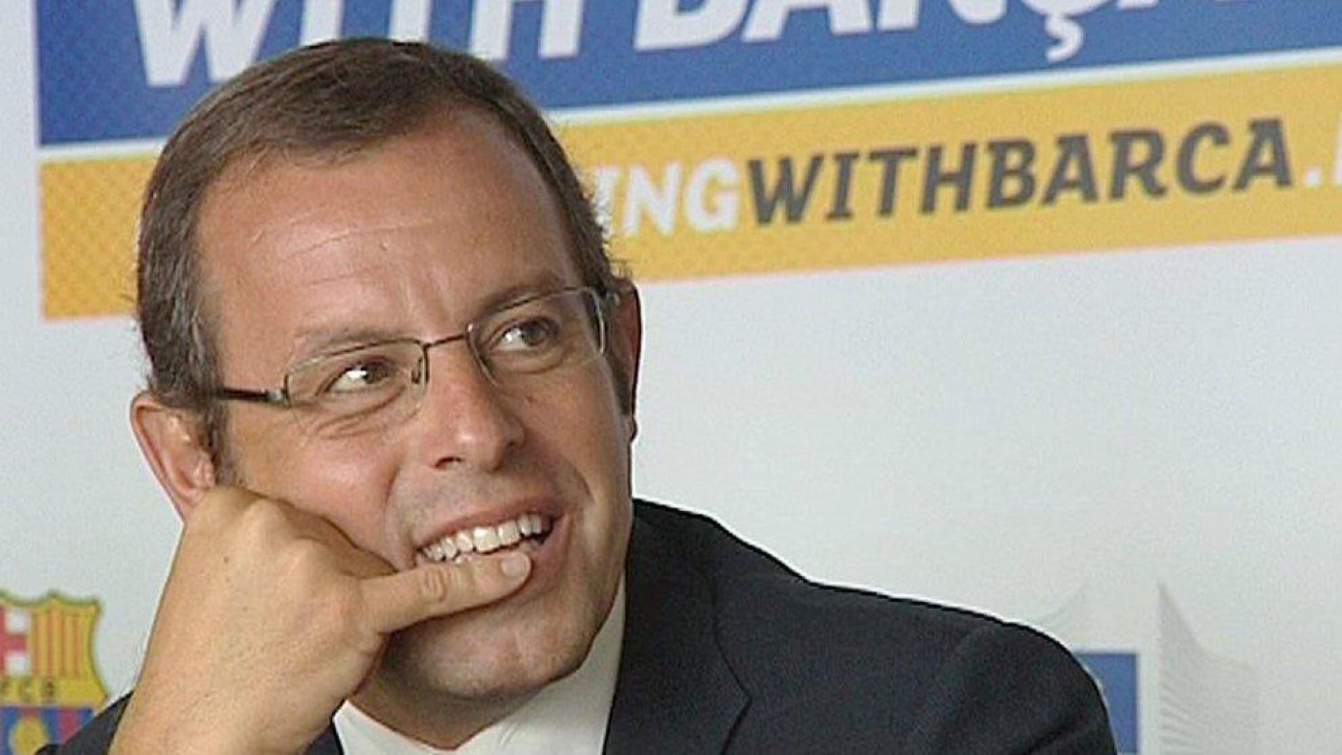 El presidente del Barcelona, Sandro Rosell