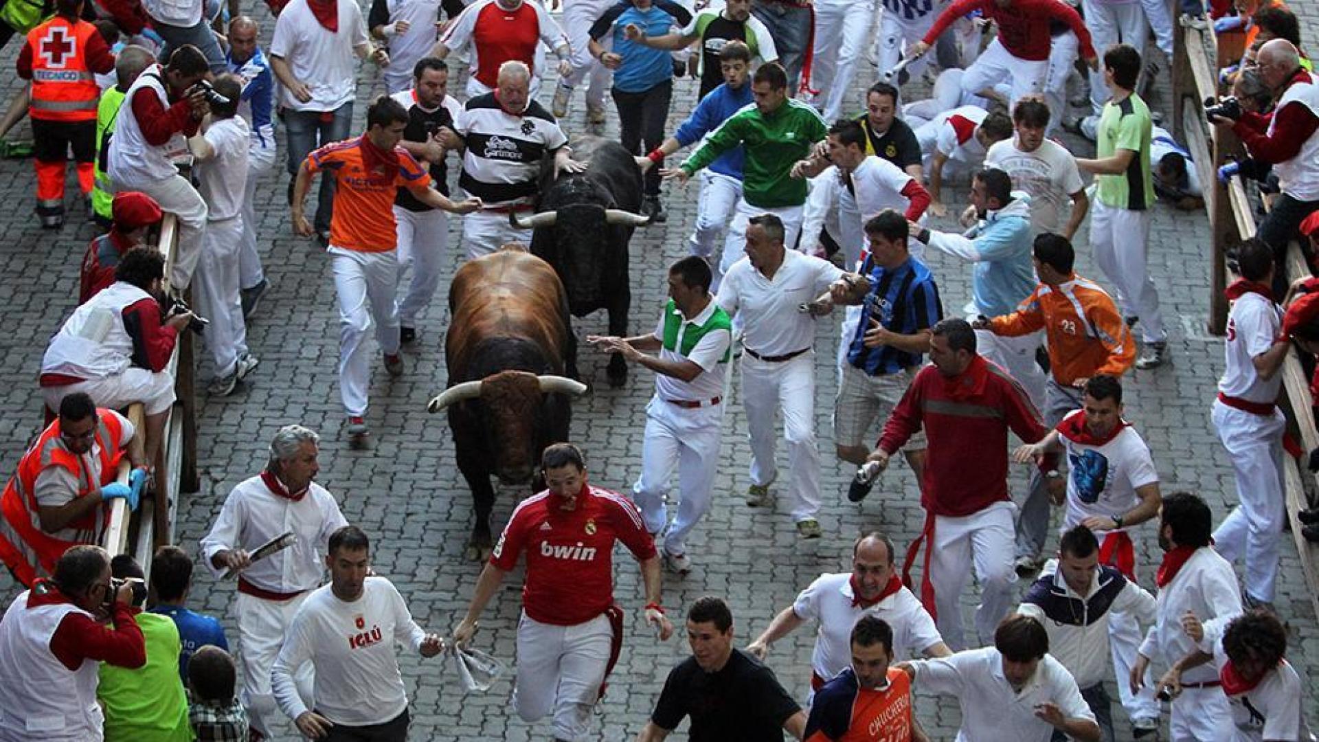 Sexto encierro de San Ferm&iacute;n 12