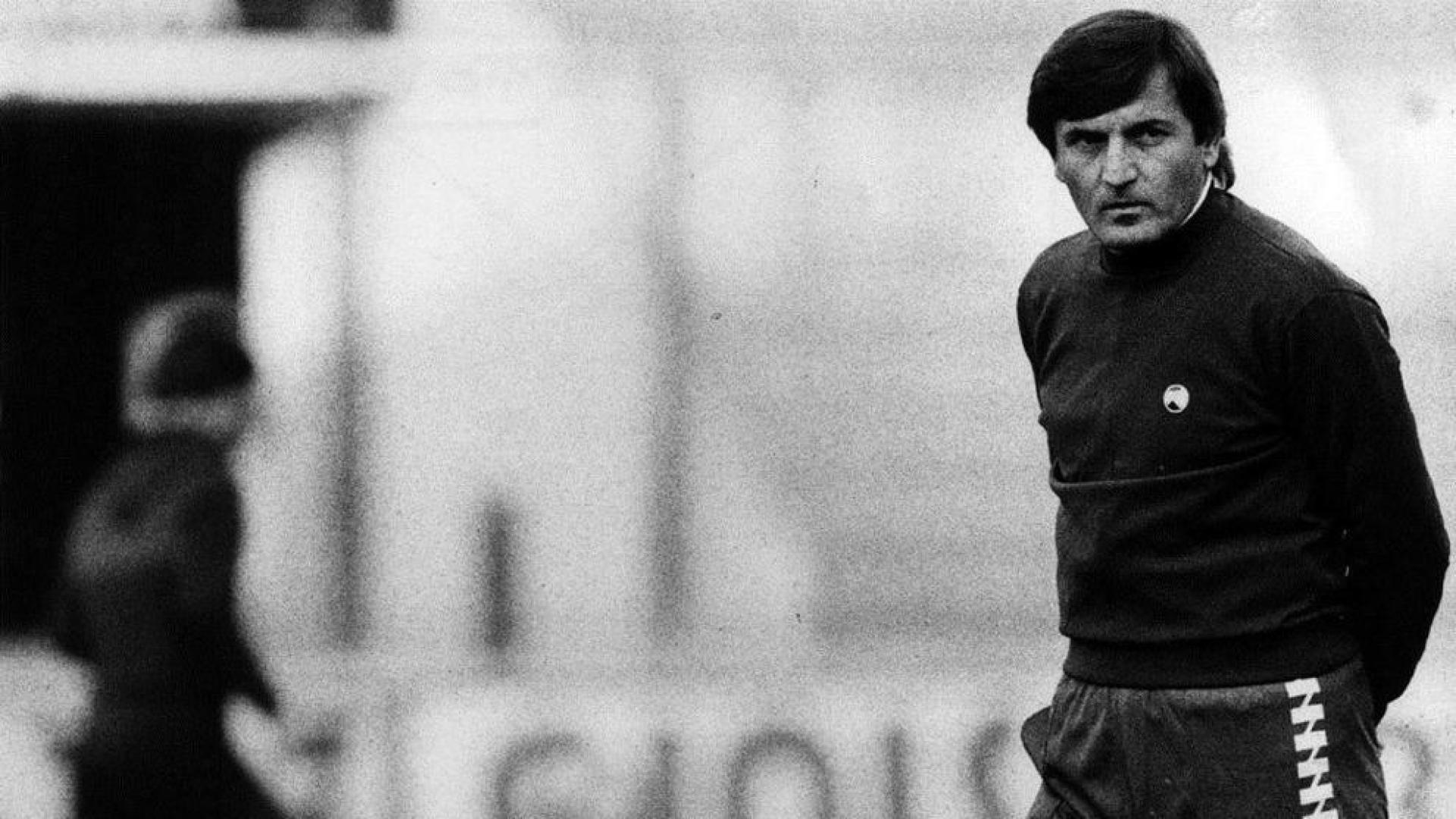 El exentrenador de Osasuna, Ivan Brzic, en Tajonar