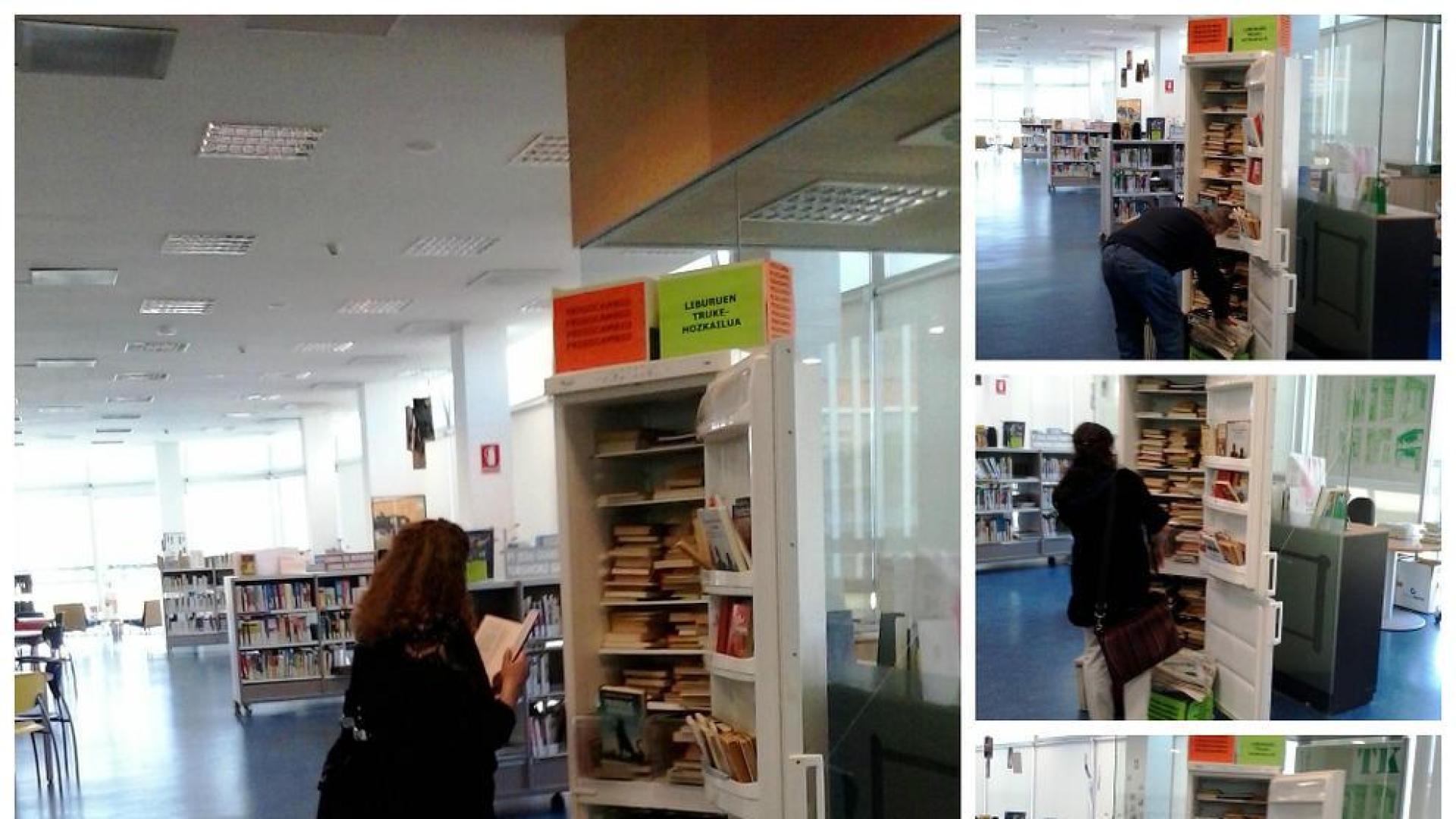 La nevera de la Biblioteca de Yamaguchi, un punto para refrescar las lecturas