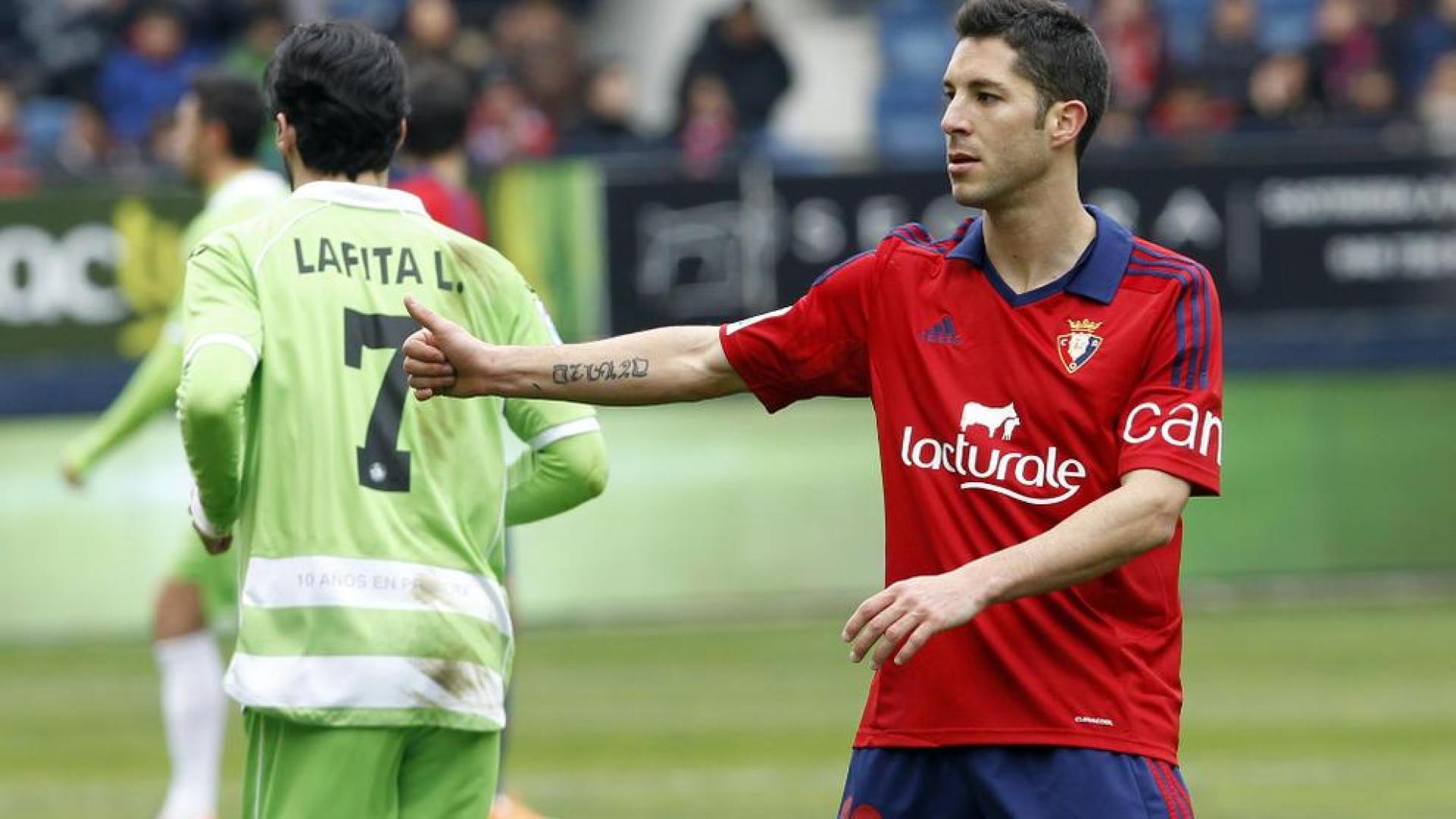 Álvaro Cejudo, en el partido contra el Getafe
