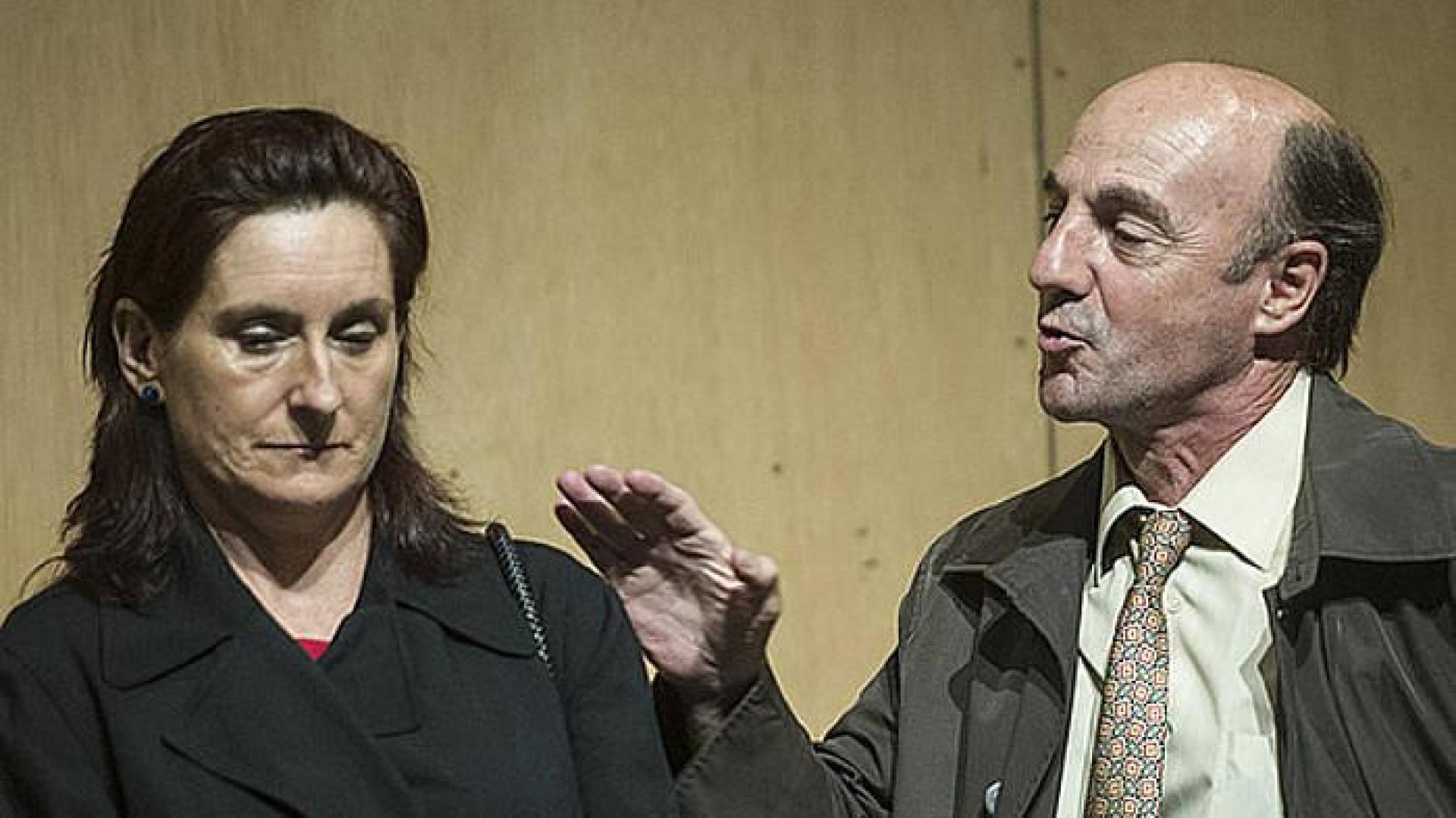 Iñake Irastorza, Ana Elordi y Ramón Agirre, en Civivox Iturrama