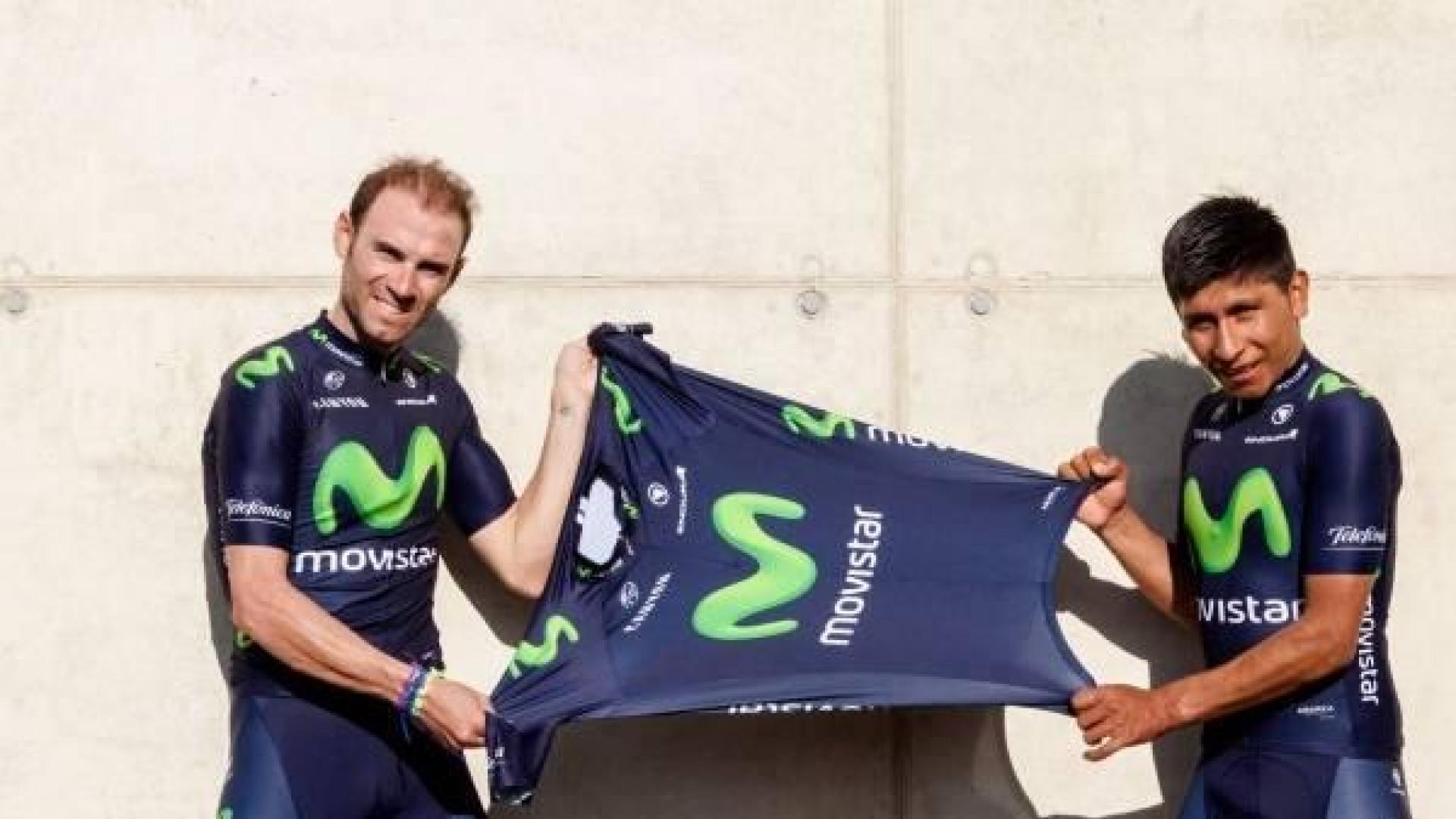 Valverde y Quintana, líderes del Movistar