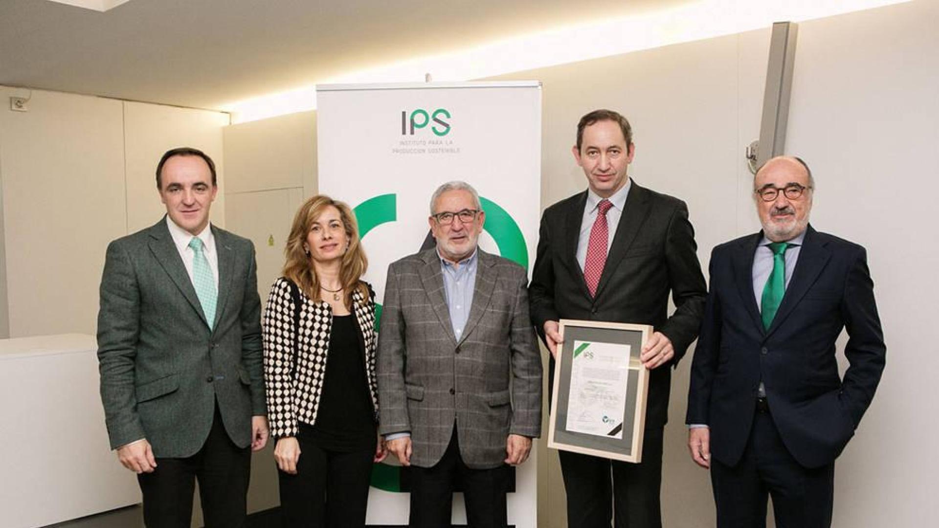 Papelera del Ebro obtiene el certificado IPS de sostenibilidad