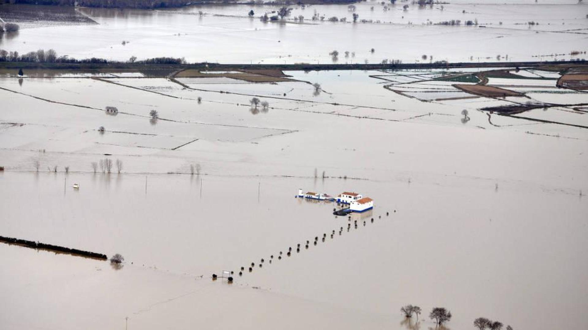 Castejón registró menos caudal del real en  la crecida del Ebro