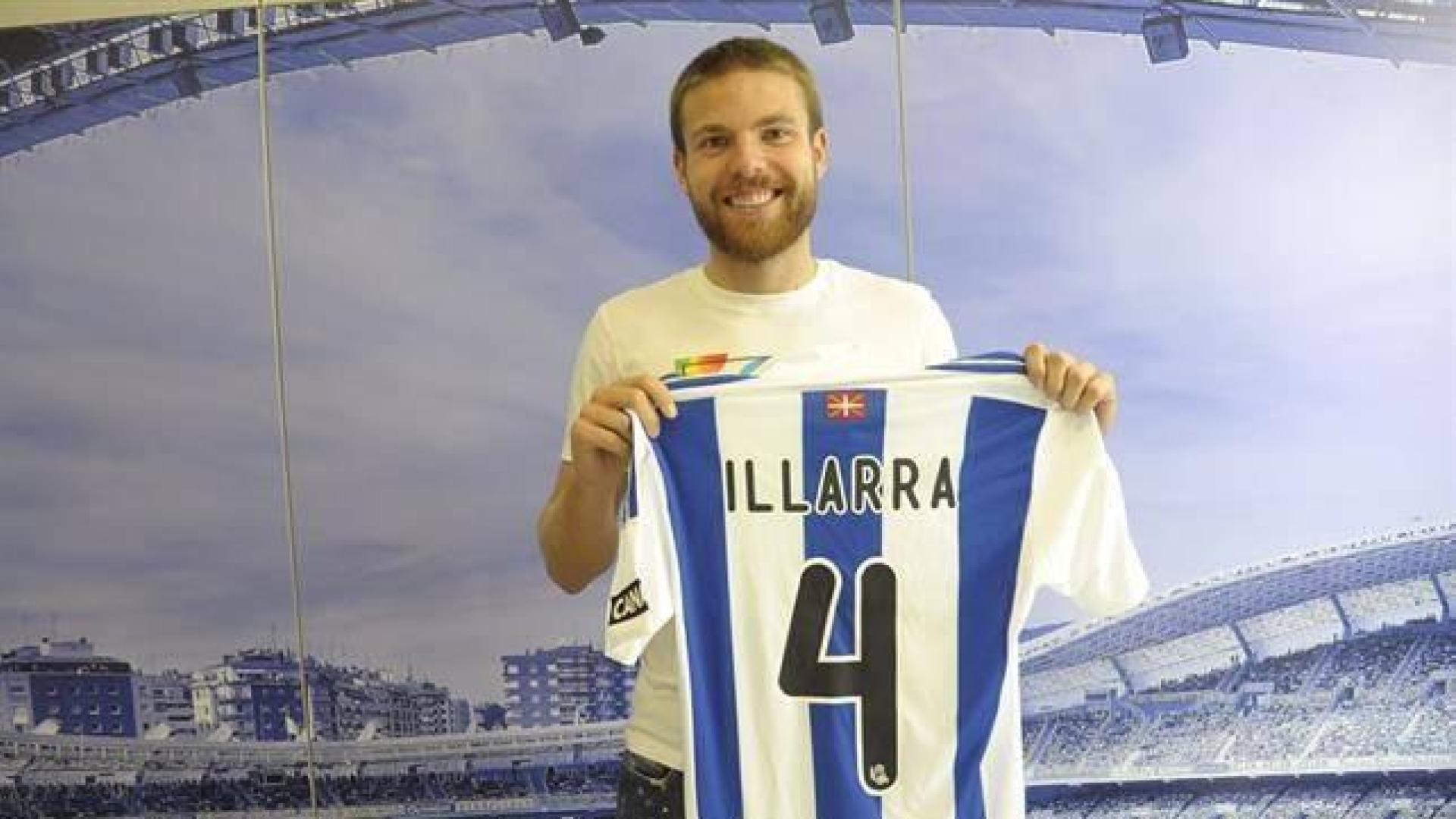 Illarramendi, con la camiseta de la Real Sociedad.