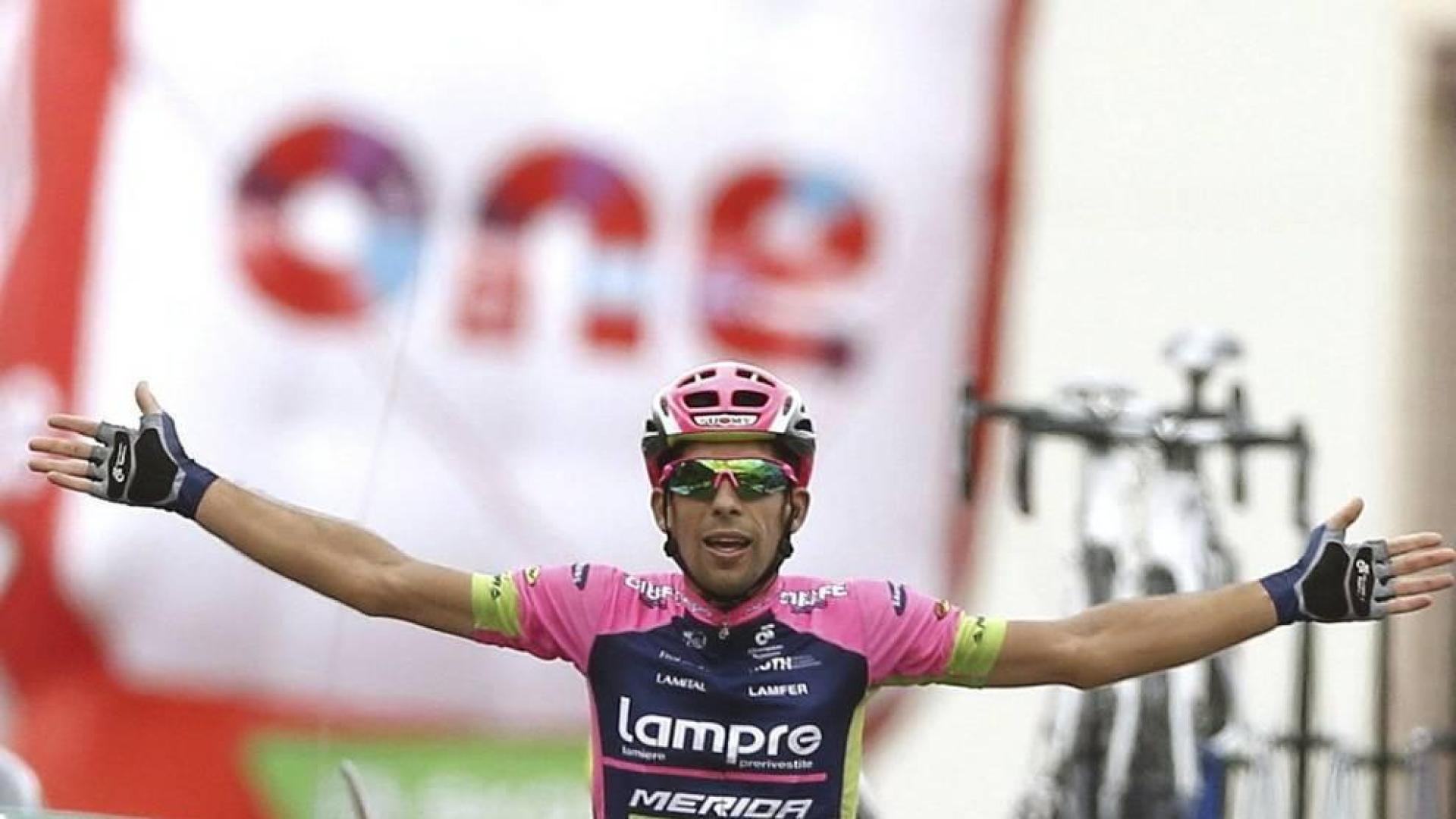 El portugués Nelson Oliveira gana en Tarazona y Aru sigue líder